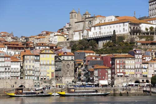 PortoSense building in the middle of Ribeira Square