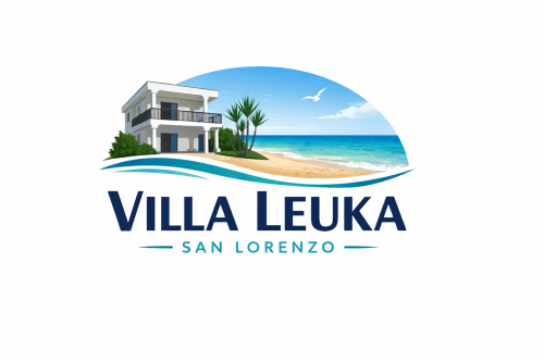 Villa Leuka, villa fronte mare a San Lorenzo di Pachino con giardino mediterraneo e vista sul mare turchese