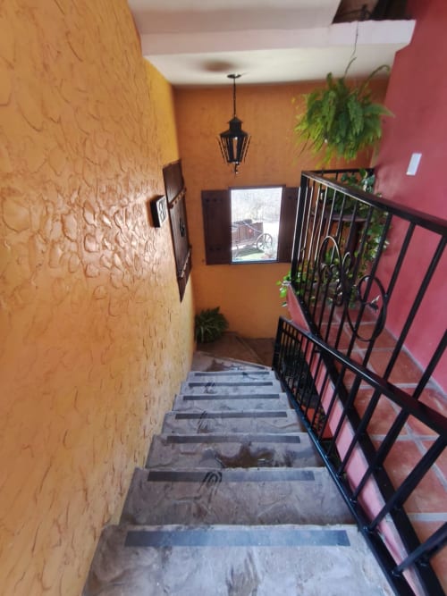 Escalera de la villa Villita Guanajuato en Casa Punta Perula Boutique Hotel, Punta Perula México