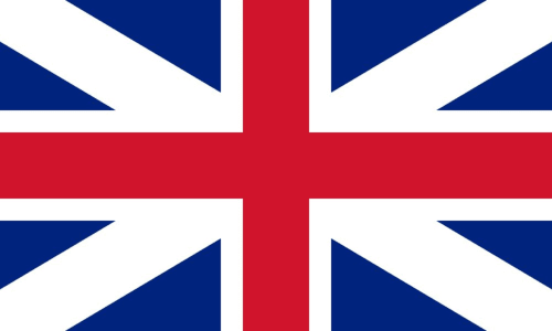Union Jack flag representing UK connections at Madelines Accommodation hotel in Wicklow, Ireland