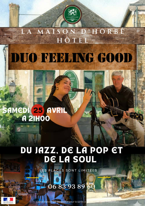 Concert Duo Feeling Good, jazz et soul à La Maison d'Horbé, Belforêt-en-Perche, 25 avril à 21h