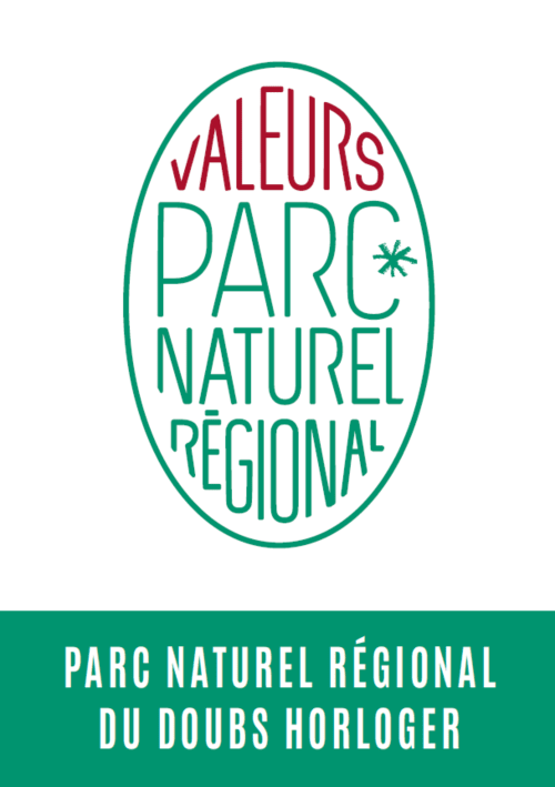 Logo Valeurs du Parc Naturel Régional du Doubs Horloger pour l'hébergement Les Fins