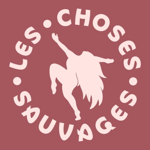 Silhouette d'éléphant fantaisiste avec design texte circulaire pour Maison D'hôtes Cœur D'hérault à Péret