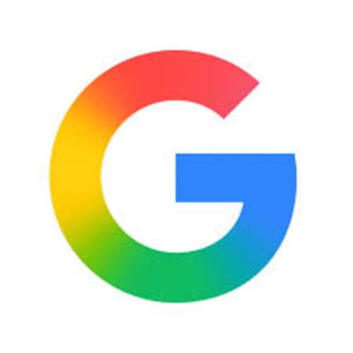 Logo Google avec un dégradé de couleurs vibrant