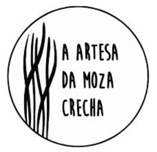 Logo de Artesa da Moza Crecha con diseño de trigo para Casa Grande do Soxal B&B en Oza-Cesuras