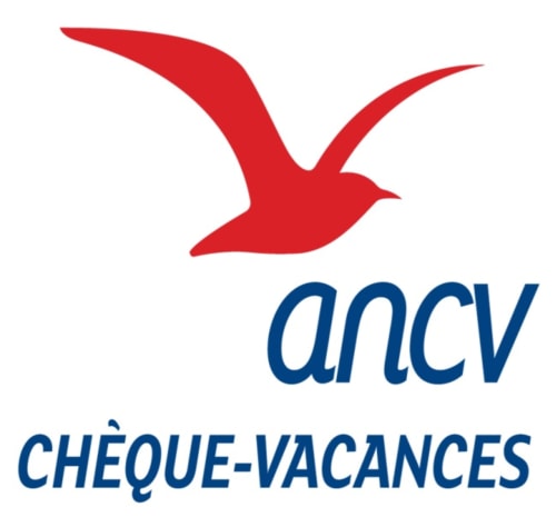 Logo ANCV Chèque-Vacances accepté aux Gîtes troglodytiques de la Rochère à Noizay