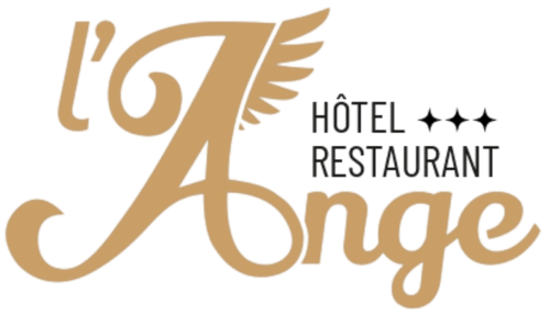 Logo de l'Hôtel de l'Ange avec un « A » ailé, hôtel-restaurant trois étoiles à Niedermorschwihr