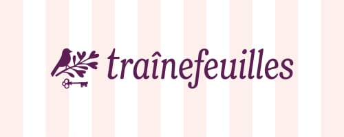 Logo du gîte Traînefeuilles avec oiseau et clé, Le Controis en Sologne France