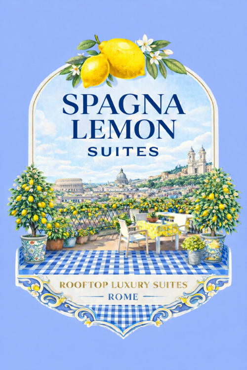 Spagna Lemon Suites: lussuosa suite con terrazza a Roma, limoneti e vista sul Colosseo e sulla cupola