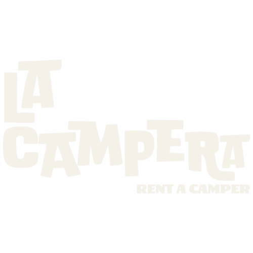 Logo de La Campera, empresa de alquiler de autocaravanas en beige para Écija, España