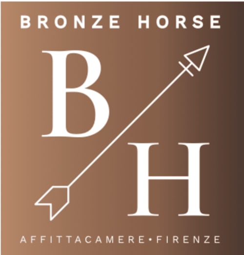 Logo di Bronze Horse Affittacamere Firenze con design a freccia, bed and breakfast a Firenze, Italia