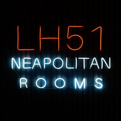LH51 Neapolitan Rooms neon sign, a boutique bed and breakfast in Naples, Italy