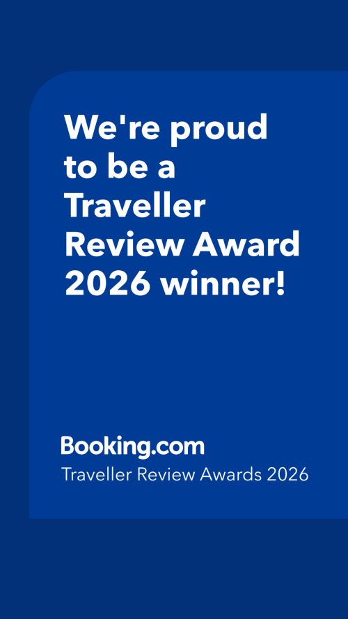 Booking.com Traveller Review Award 2026 winner certificate for Les Suites de Montigny