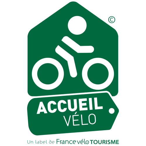 Label d'hébergement Accueil Vélo pour le Clos Ceres B&B à Viré, Bourgogne