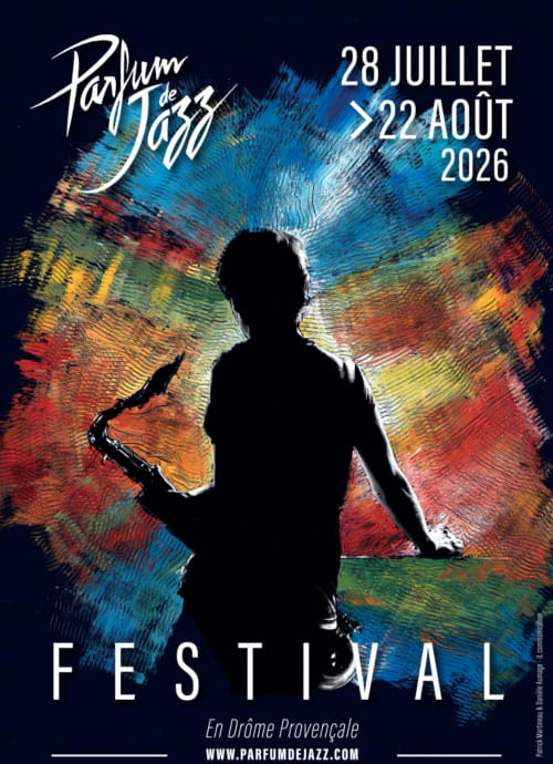 Parfum de Jazz Festival poster 2026, Drôme Provence near Lou Paradou Lodge in Grillon, FR
