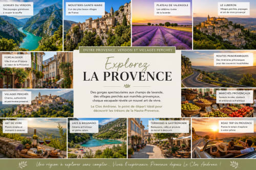 Guide de voyage en Provence : champs de lavande, villages pittoresques, gorges et hôtel Le Clos Androne à Sisteron