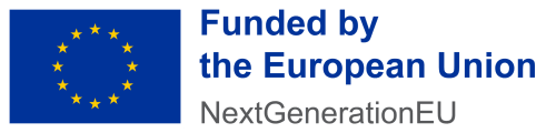 Logo finansowania UE z tekstem NextGenerationEU dla Apartamentos Gelimar w Portoryko
