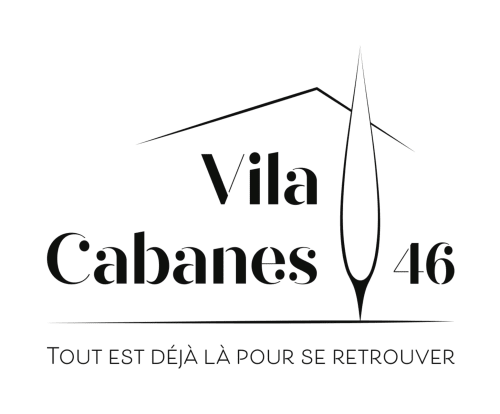 Logo de l'hôtel Vila Cabanes 46 avec le slogan à Le Montat, France