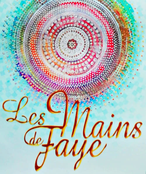 Design géométrique spiral coloré pour Logis de la Pataudière, gîte en Champagne-Vimeux, France