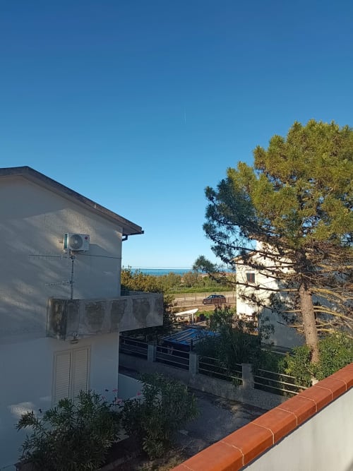 Terrazza dell'appartamento Bellavista Levante con vista sul mare Adriatico, Atessa, Costa dei Trabocchi