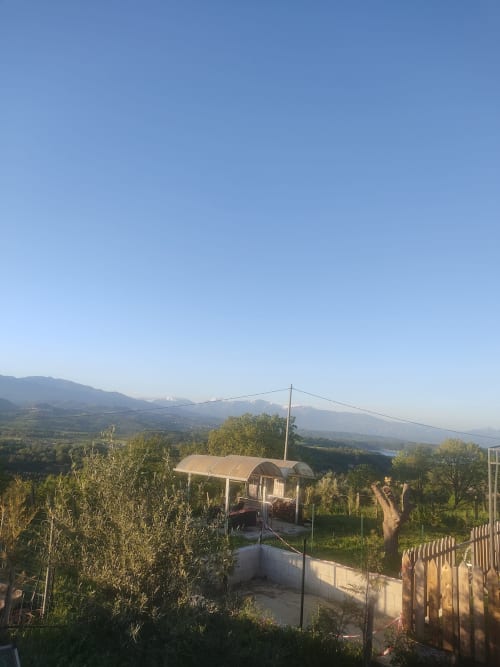 Appartamento in campagna Villa Maria a Roggiano Gravina con giardino, vista montagne e ponte sospeso