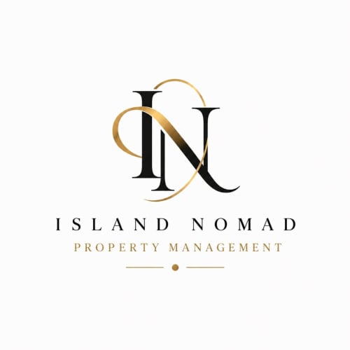 Island Nomad Property Management logo for Gerards & Angel hotel in Flic-en-Flac, Mauritius
