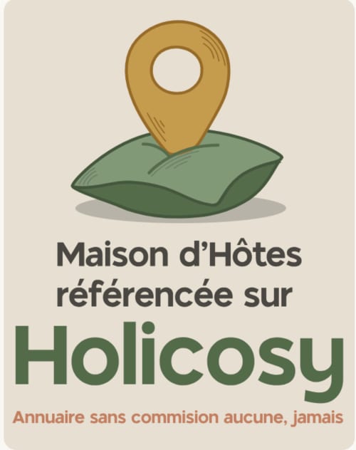 Badge de confiance Holicosy pour Clos Ceres BnB à Viré, Bourgogne - annuaire de gîtes sans commission