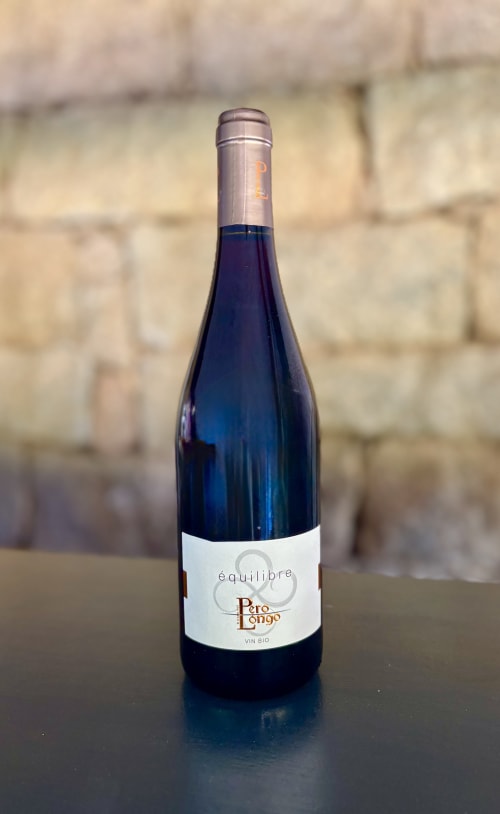 Bouteille de vin bio Équilibre Pero Longo au Domaine Pero Longo, Sartène, Corse