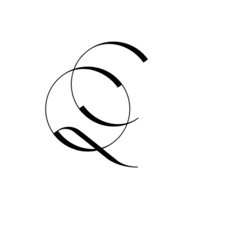 Design de linhas circulares abstratas representando a Quinta Do Carril, um alojamento de hospedagem e pequeno-almoço português