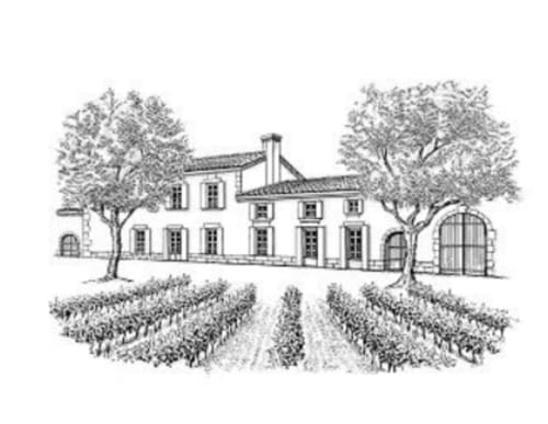 Chambres Et Gîte Peyroutas à Vignonet avec vignes, bâtisse en pierre, oliviers et portail d'entrée