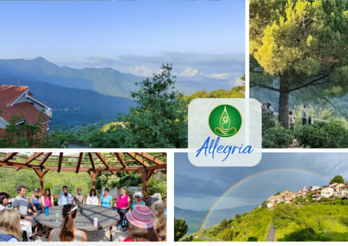 Allegria Affittacamere à Bajardo : vues sur les montagnes, réunions en jardin et hospitalité italienne