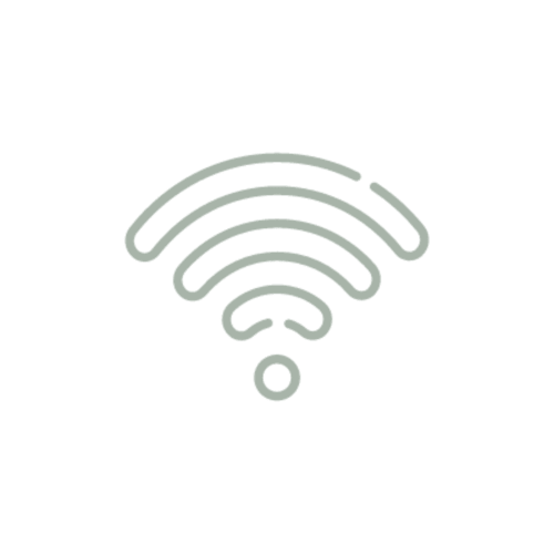 Icona WiFi che rappresenta la connessione Internet wireless gratuita presso Camere d'Aria a Locana