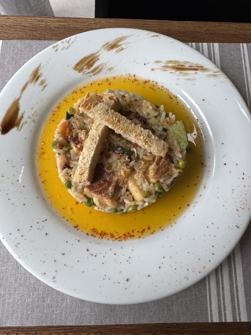 Élégante terrine de foie gras à l'aspic et aux baies roses de L'instant D'un Séjour, Le Gua