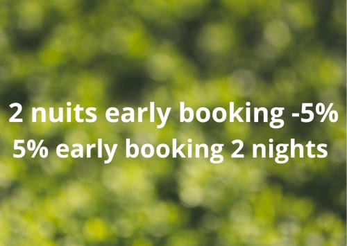 Offre de réduction early booking au Domaine de l'Ocrerie B&B à Pourrain - 5% de réduction pour 2 nuits