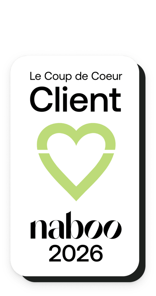 Badge du Coup de Coeur Client 2026 de Naboo pour Les Bastides de Roquemaure