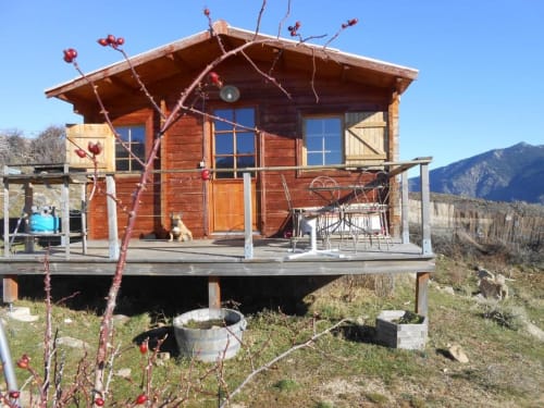 Chalet rustique aux Chalets de Lozzi à Calacuccia avec vue sur les montagnes et terrasse aménagée