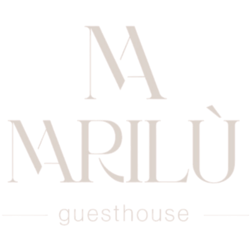 Logo della guest house Marilù in elegante tipografia serif, Palermo, Italia bed and breakfast