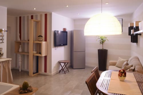 Monolocale moderno a Marilù B&B a Palermo con zona living, angolo cottura e salotto
