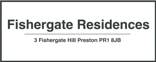 Fishergate Residences sign, 3 Fishergate Hill Preston PR1 8JB