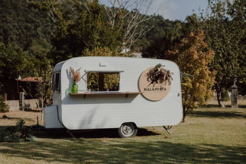 Trailer vintage Malaposta na Quinta da Malaposta Boutique Hotel em Vila Nova de Cerveira, Portugal