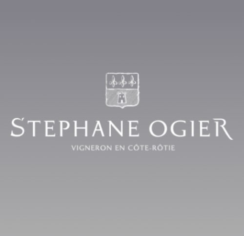 Logo du vignoble Côte-Rôtie de Stéphane Ogier sur fond gris