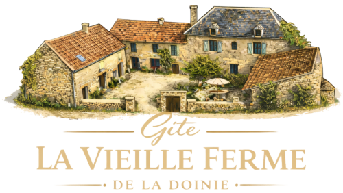 Gîte La Vieille Ferme de La Doinie, une charmante maison de ferme en pierre à Saint-Geniès, France