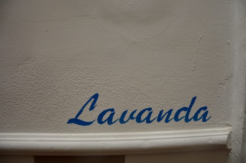 Lavanda room sign at I colori della Sicilia B&B in Caltagirone, Sicily