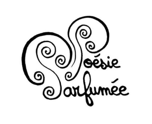 Logo van gastenverblijf met decoratieve spiralen voor Maison D'hôtes Coeur D'hérault in Péret