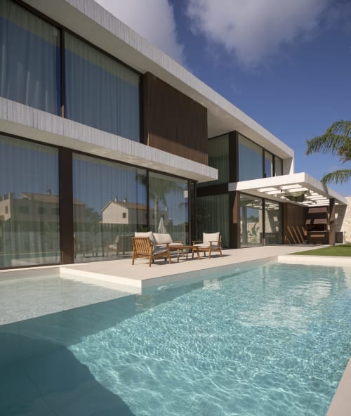 Villa moderna con piscina privada y tumbonas en Calp, España - Villa Ona en Riurau Home