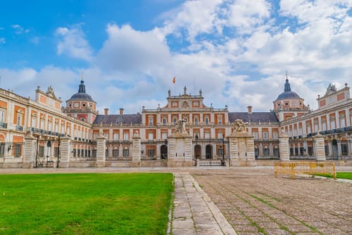 Palacio Real de La Granja de Segovia, España - arquitectura histórica cerca de Colmenar de Oreja