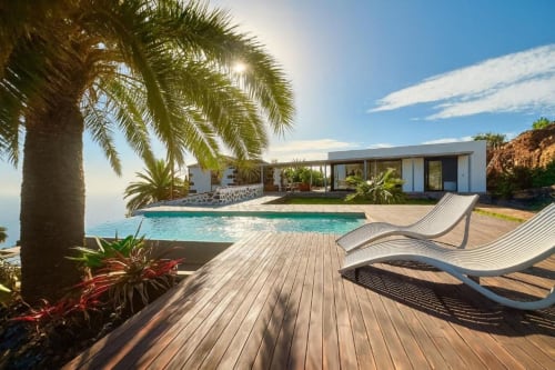 Villa de lujo con piscina privada con vistas al océano en Nexus by Rural La Palma, Tijarafe
