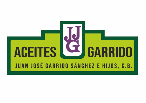 Aceites Garrido logo for Juan José Garrido Sánchez e Hijos, a local oil producer in Baeza, Spain