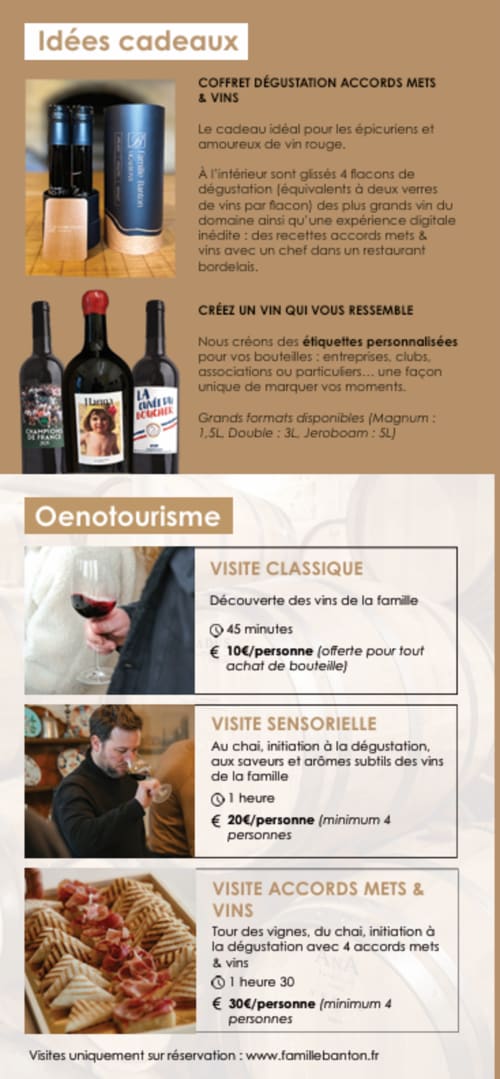 Idées de cadeaux viticoles et dégustations à Chambres Et Gîte Peyroutas à Vignolet, France