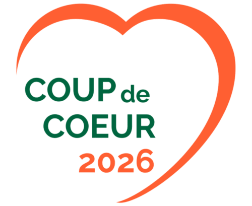 Logo du prix Coup de Cœur 2026 de la maison d'hôtes la Récréation à Châtelaudren-Plouagat